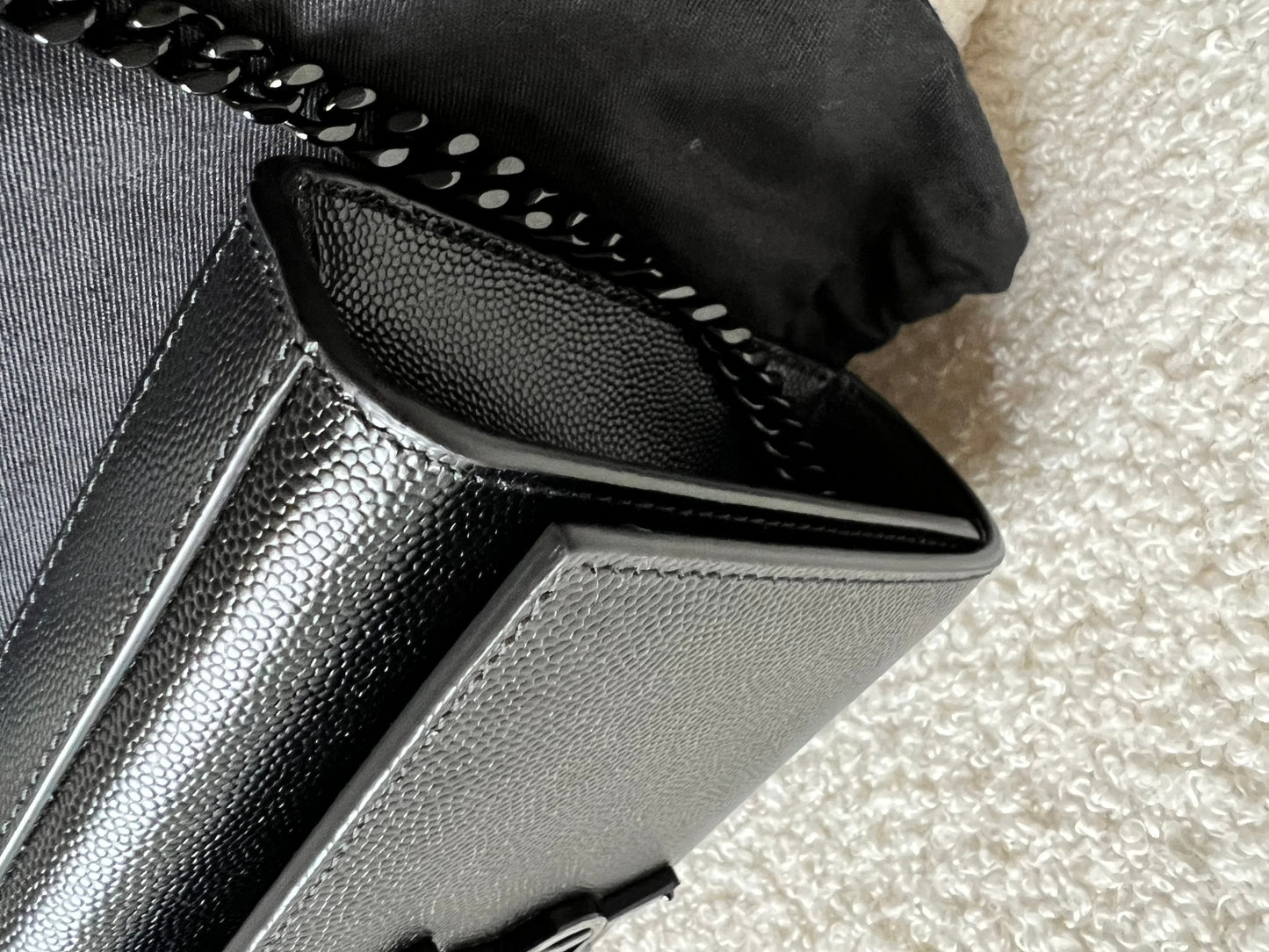 Yves Saint Laurent (YSL) Black on Black Mini Kate