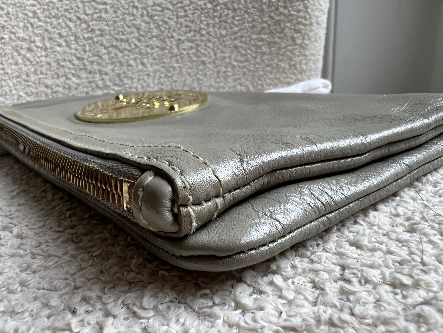 Mulberry Drizzle Grey Daria Clutch (RRP £550)