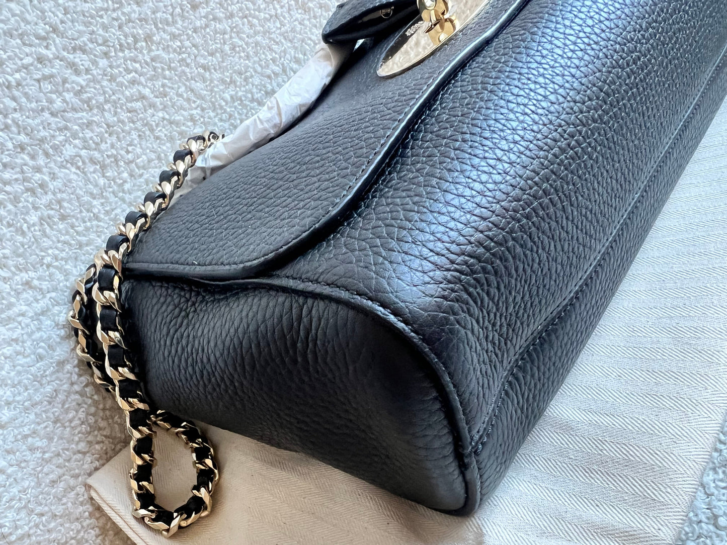 Mulberry Black Medium Top Handle Lily (RRP £1075)