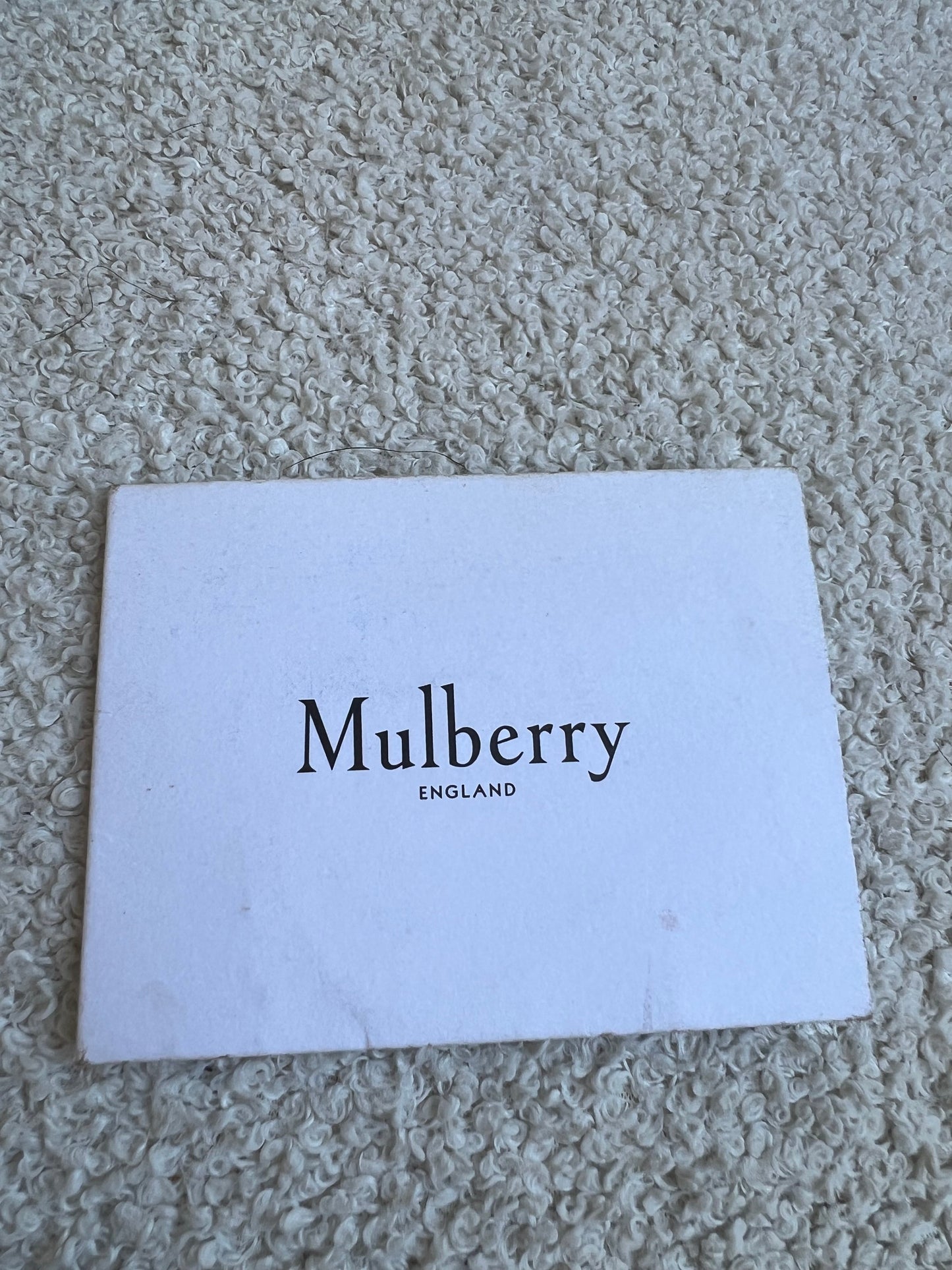 Mulberry Oxblood Bayswater Clutch (RRP £495)