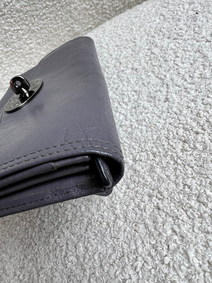 Mulberry Foggy Grey Alexa Postmans Lock Wallet
