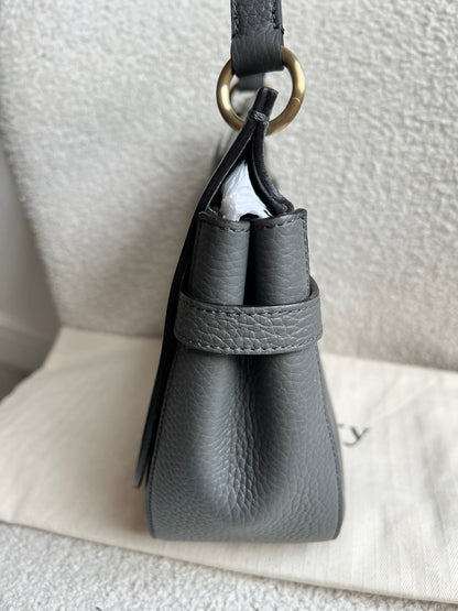 Mulberry Grey Soft Amberley Satchel (RRP £1,195)