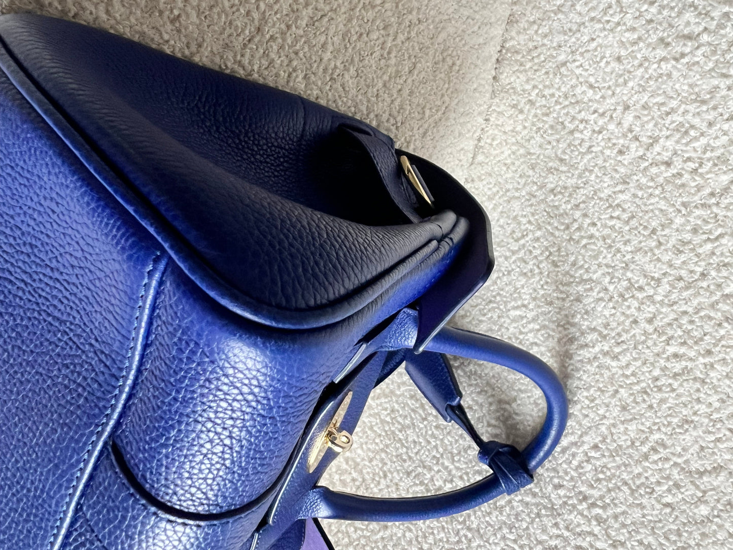Mulberry Neon Blue Bayswater Satchel (RRP £995)