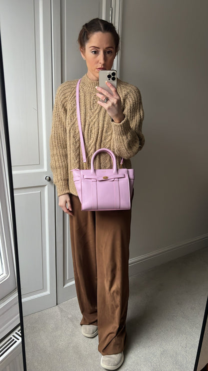 Mulberry Lilac Mini Zipped Bayswater (RRP £1095)