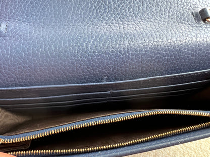 Gucci Blue Soho Chain Wallet