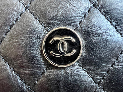 Chanel Black Quilted Messenger Bag