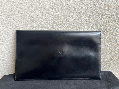 Yves Saint Laurent (YSL) Black Uptown Pouch Clutch (RRP £580)