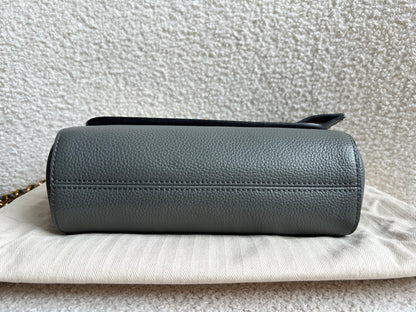 Mulberry Charcoal Grey Regular Lily with Gold Hardware (RRP £995)