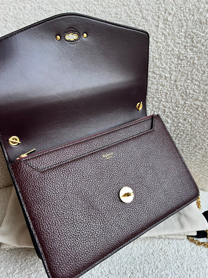 Mulberry Oxblood Medium Darley Shoulder Bag (RRP £695)