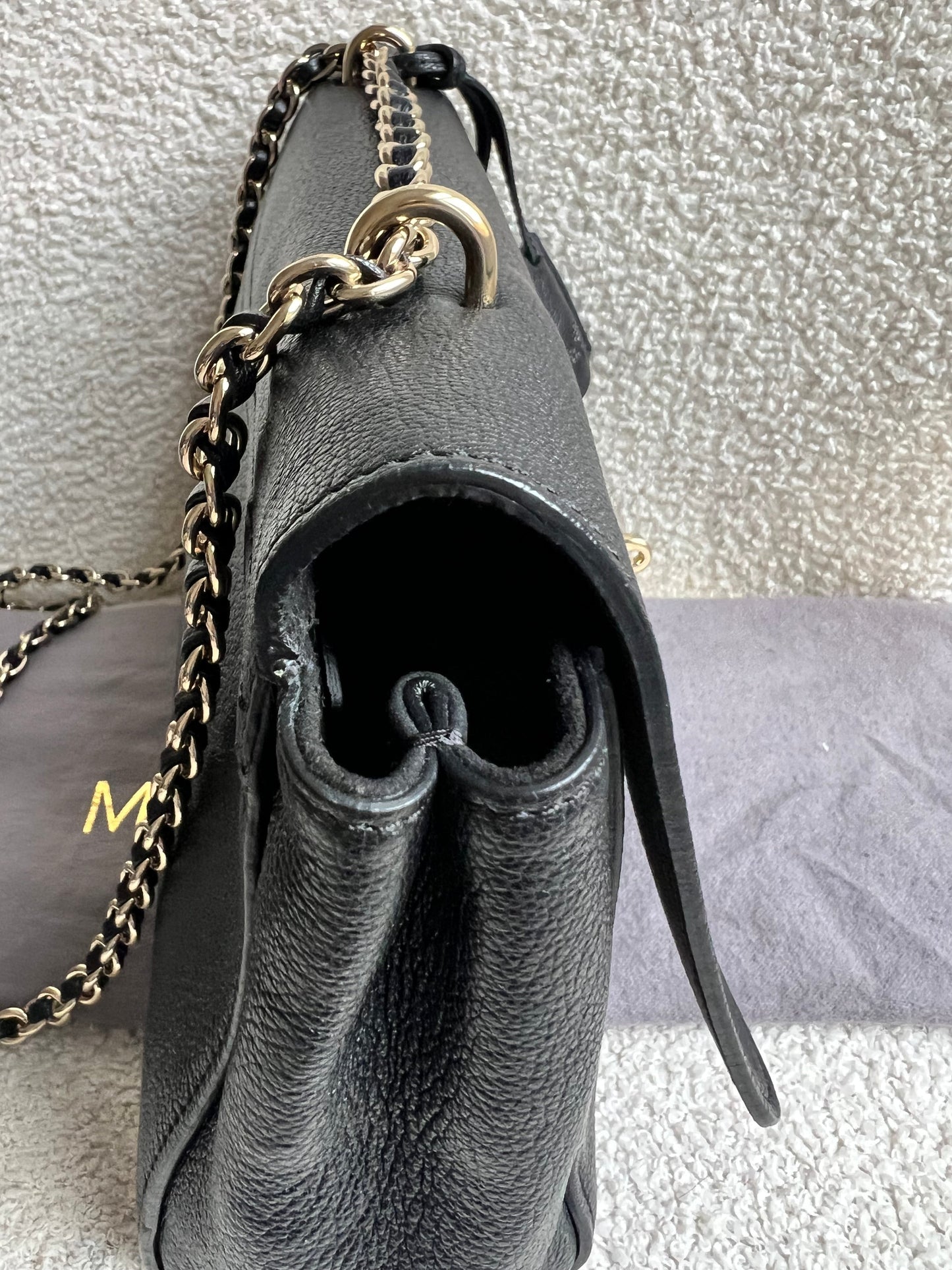 Mulberry Black Medium Lily with Gold Hardware (RRP £1195)