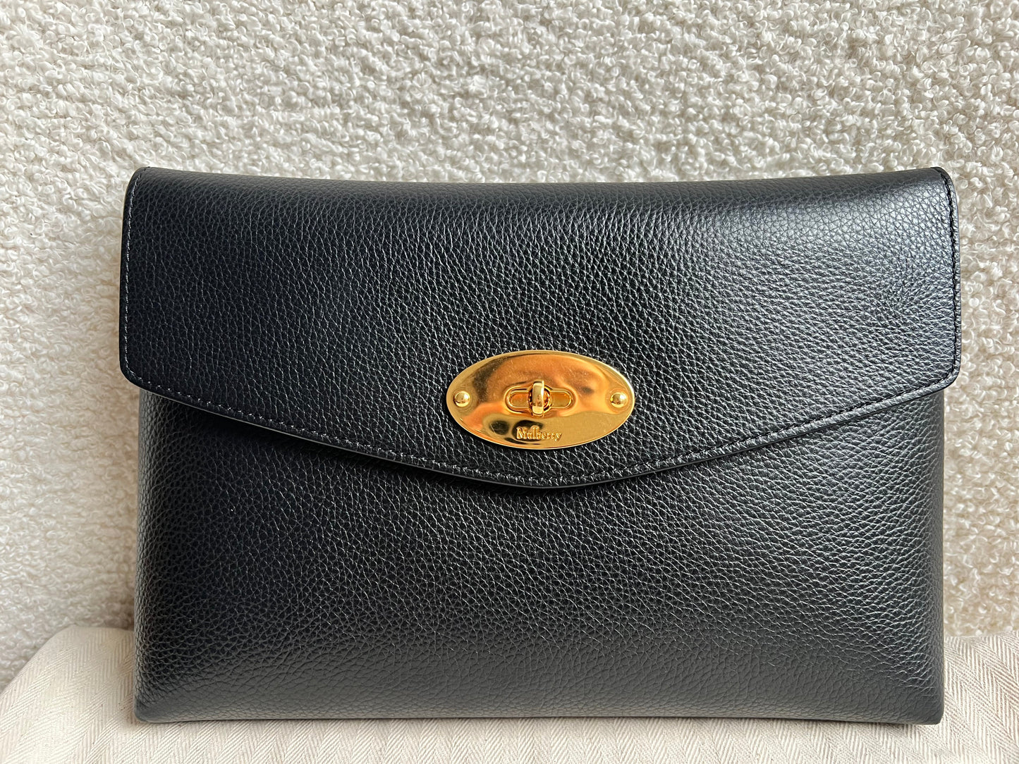 Mulberry Black Large Darley Cosmetic Pouch (RRP £395)