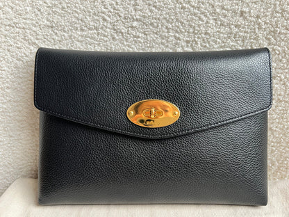 Mulberry Black Large Darley Cosmetic Pouch (RRP £395)