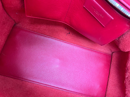 Yves Saint Laurent (YSL) Red Small Cabas Chyc Bag (RRP £1,350)