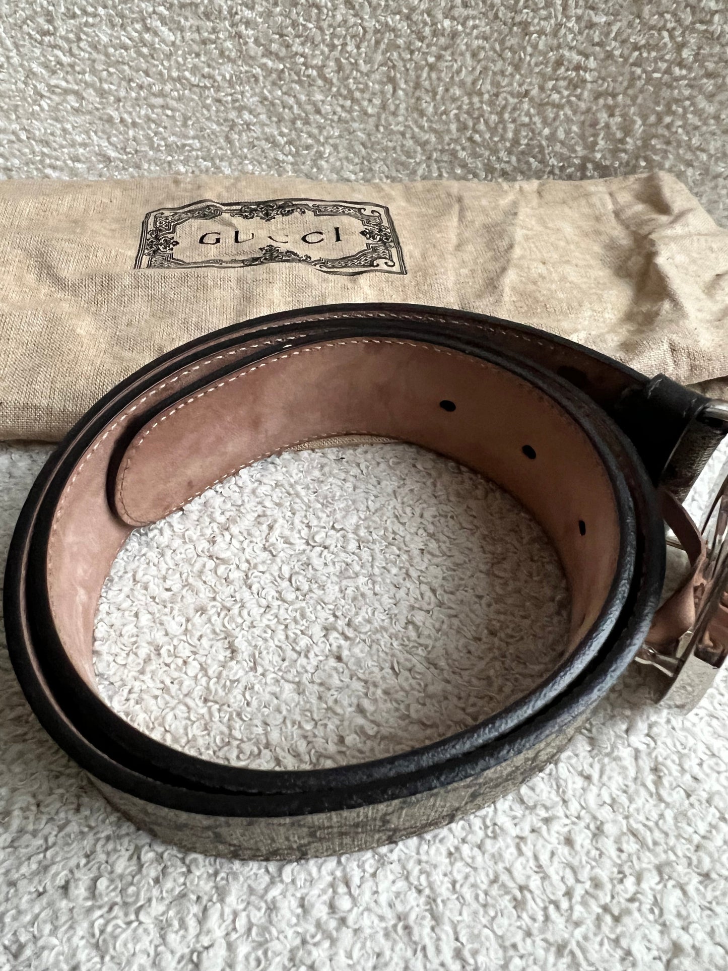 Gucci Interlocking GG Belt Supreme (RRP £360)