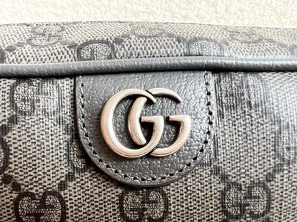 Gucci Grey / Black Supreme Toiletries Bag (RRP £575)