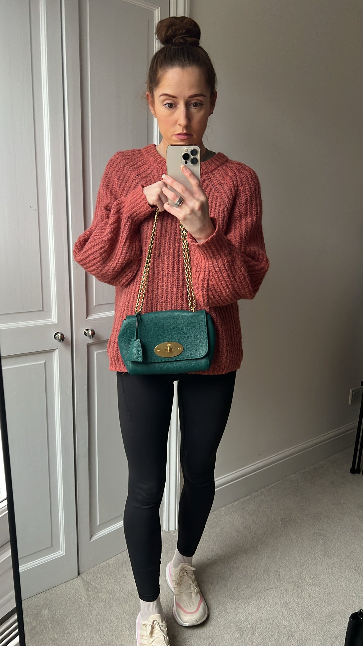 Mulberry Ocean Green Regular Lily with Gold Hardware (RRP £995)