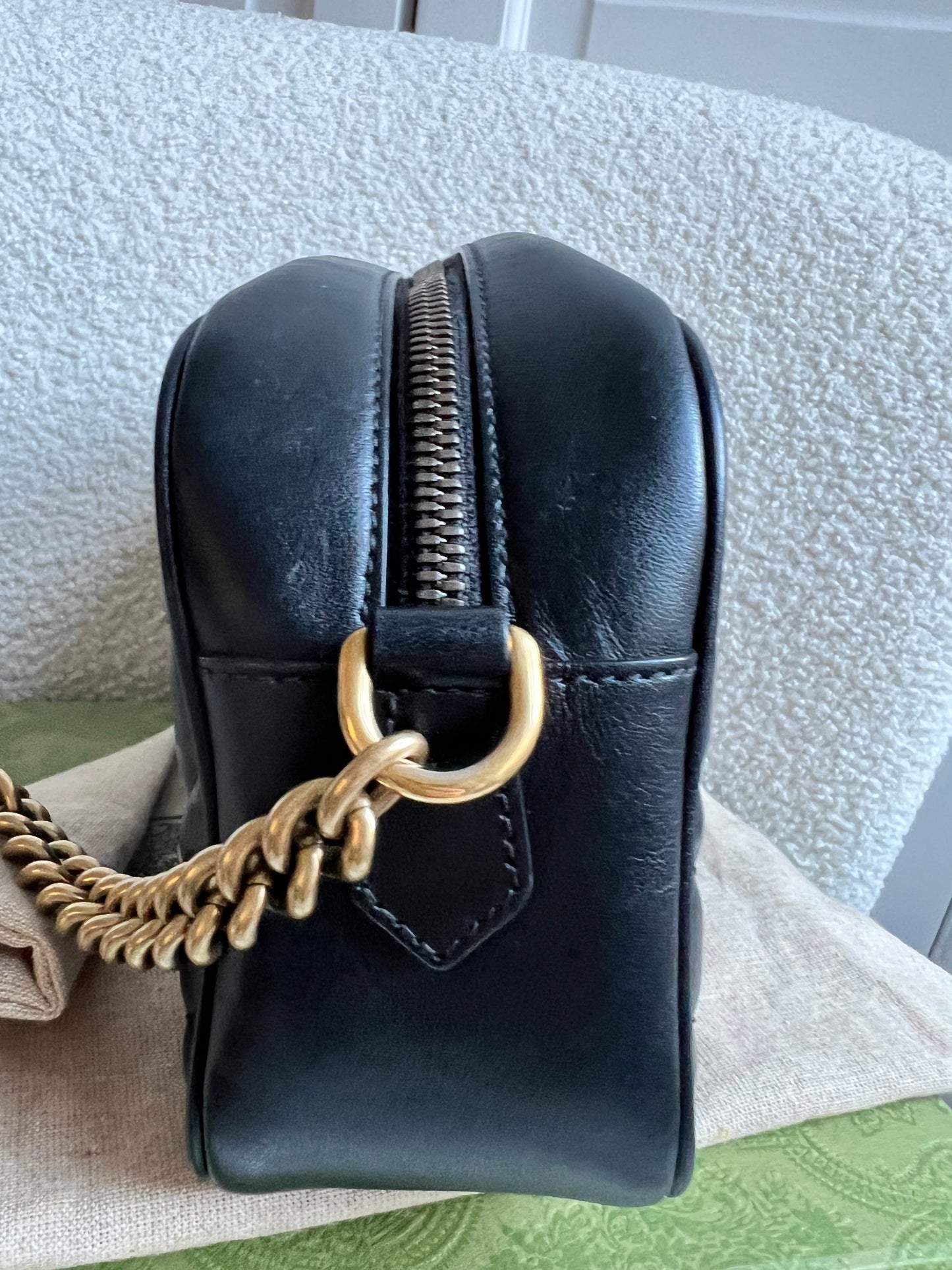 Gucci GG Black Marmont Small Shoulder Bag (RRP £1440)