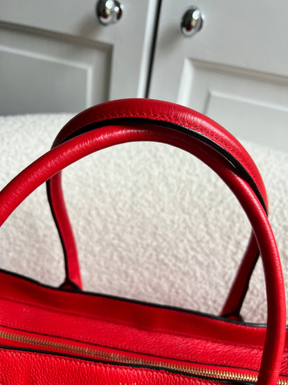Mulberry Fiery Red Zipped Bayswater (RRP £1,350)