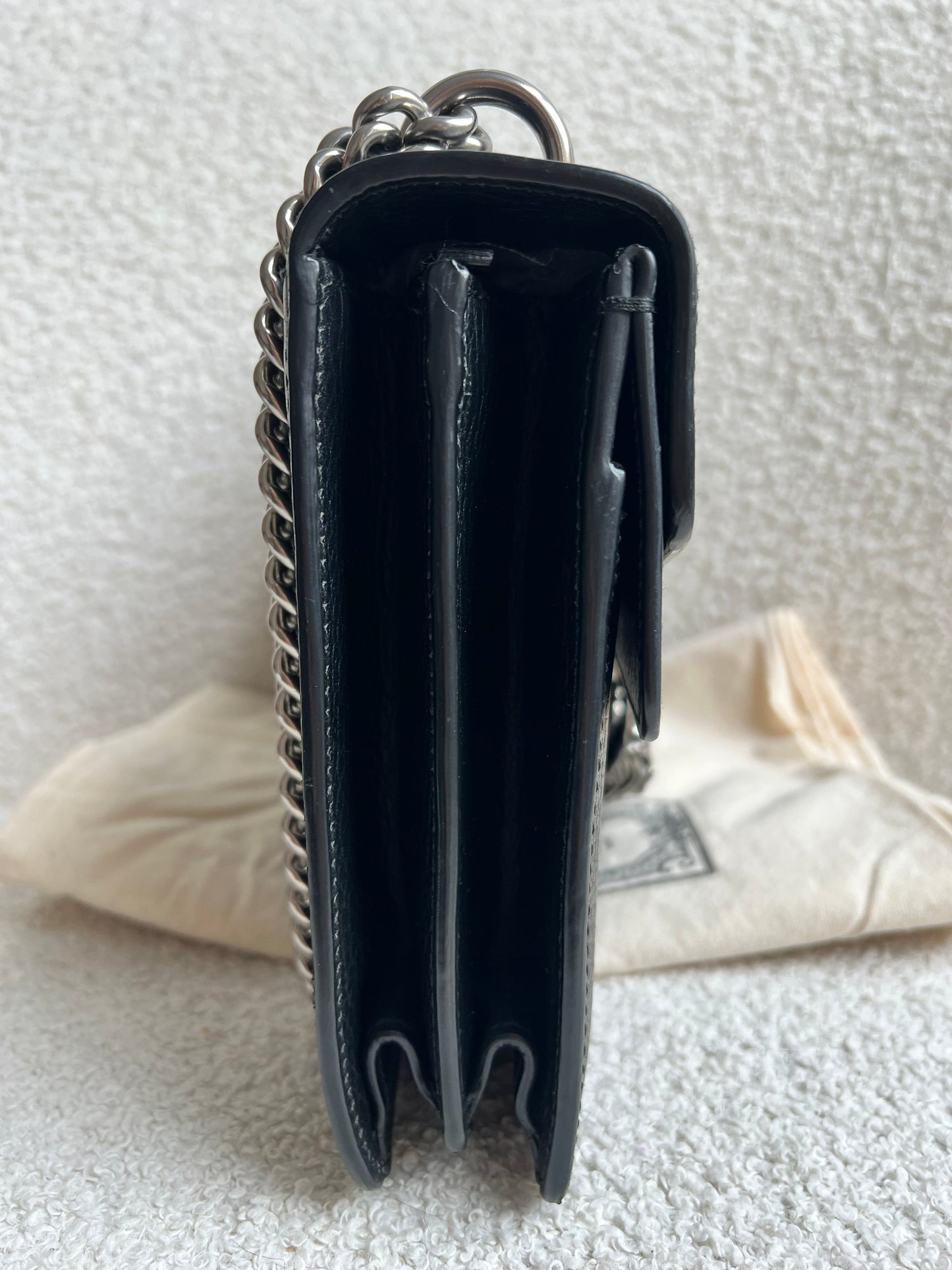 Gucci Dionysus GG Black Small Shoulder Bag (RRP £2,670)