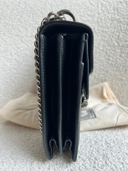 Gucci Dionysus GG Black Small Shoulder Bag (RRP £2,670)