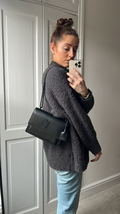 Yves Saint Laurent (YSL) Black on Black Medium Sunset (RRP £1,950)