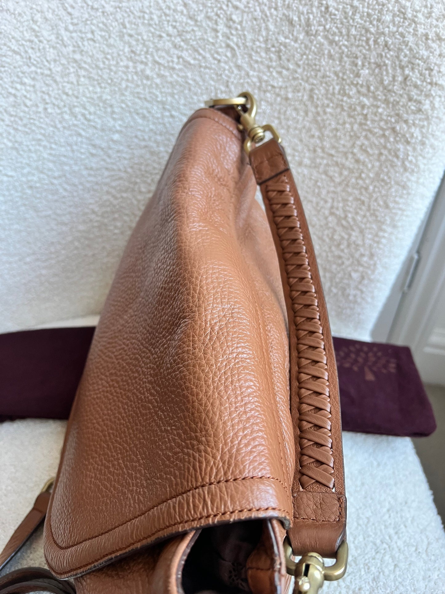 Mulberry Oak Large Effie Satchel