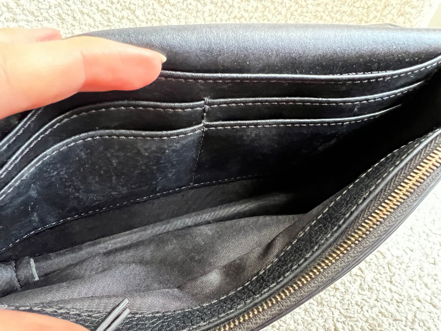 Mulberry Black Bayswater Clutch (RRP £495)
