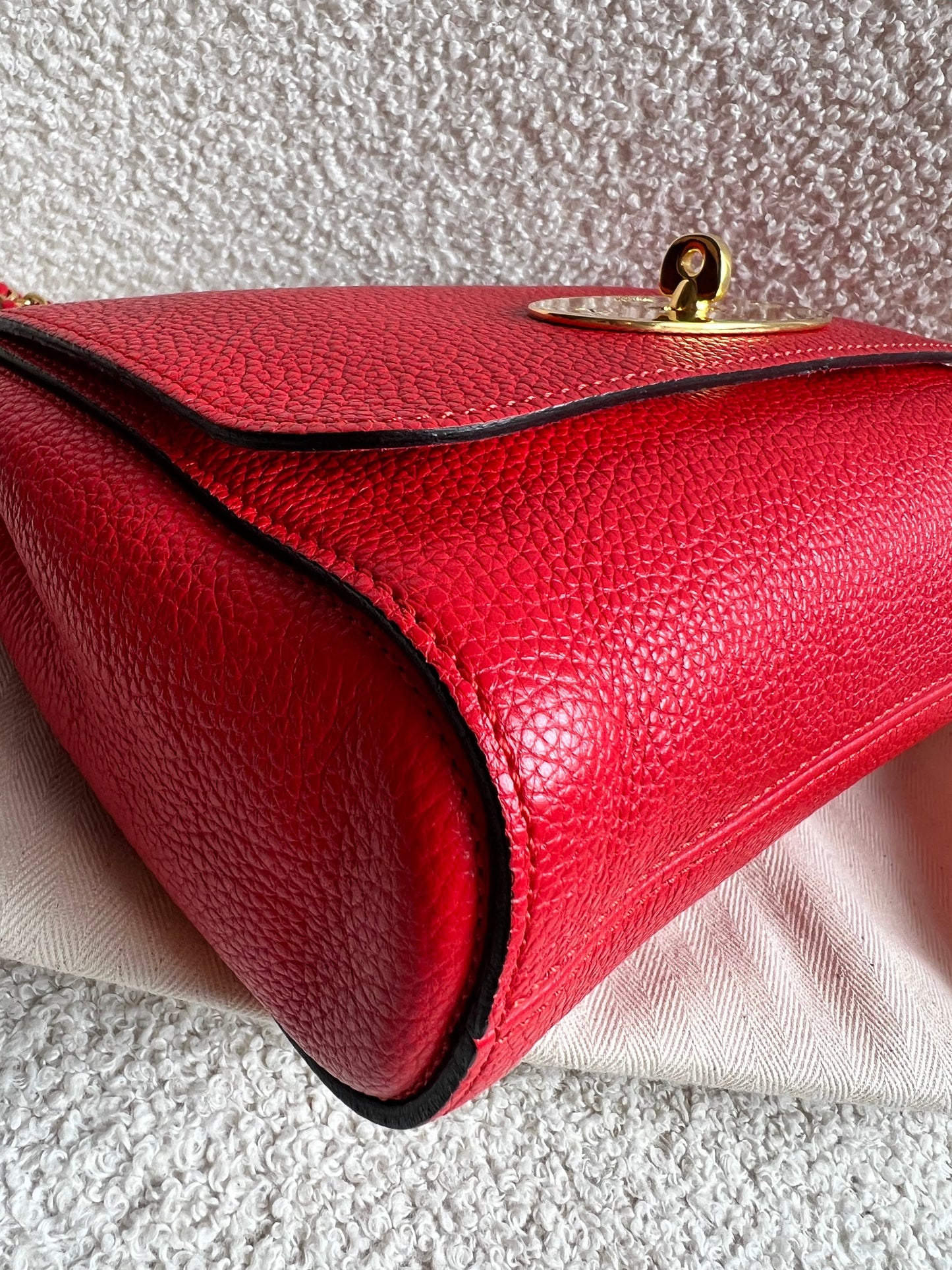 Mulberry Fiery Red Regular Lily with Gold Hardware (RRP £995)