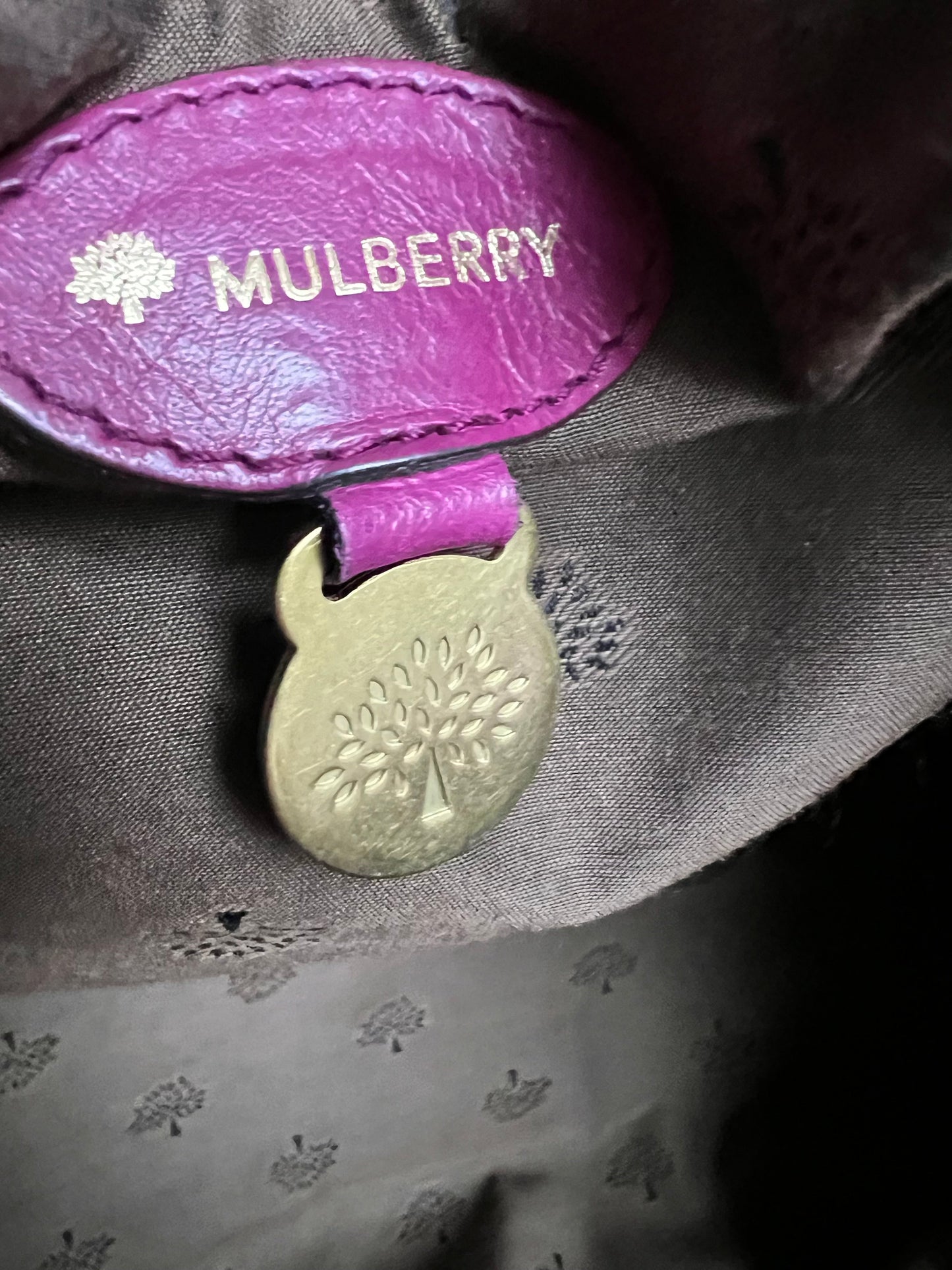 Mulberry Oversized Plum Alexa (RRP £1100)