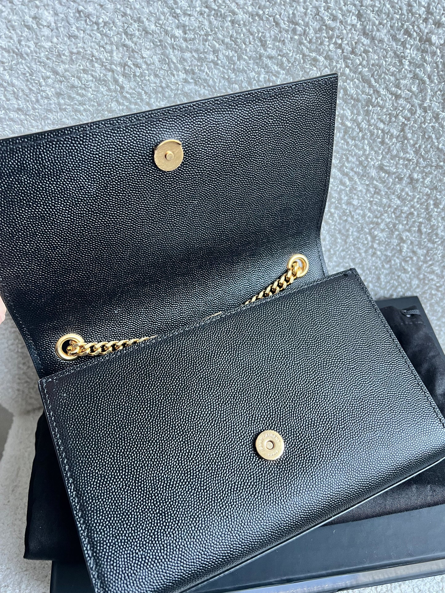 Yves Saint Laurent (YSL) Black Small Kate with Gold Hardware (RRP £1,550)