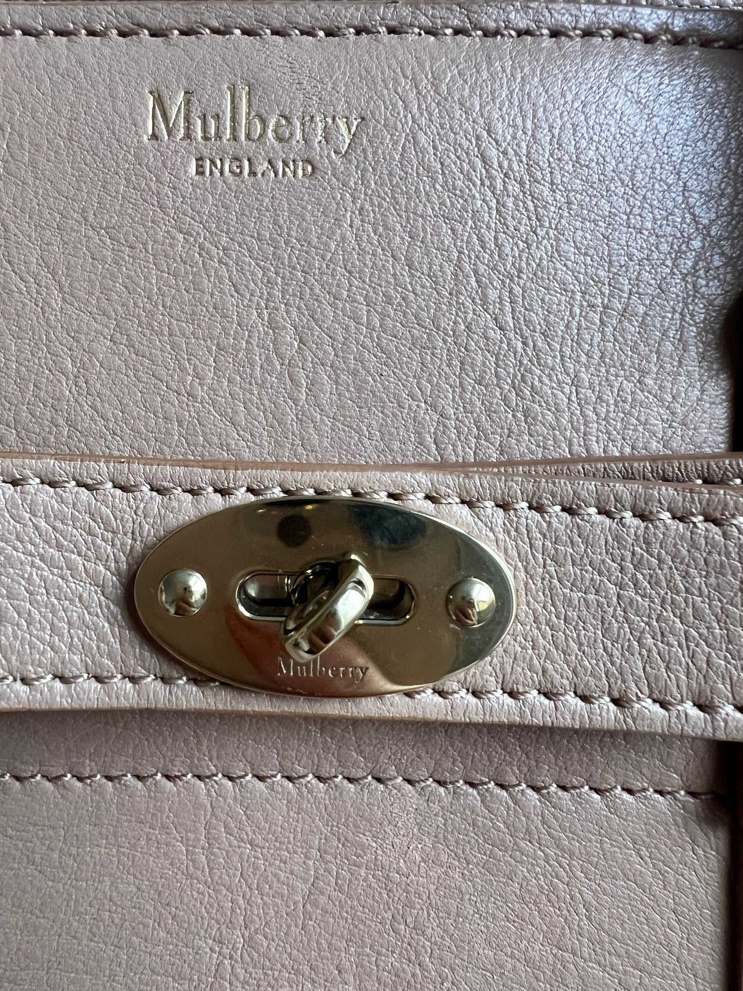 Mulberry Light Salmon Small Zipped Bayswater (RRP £1,245)
