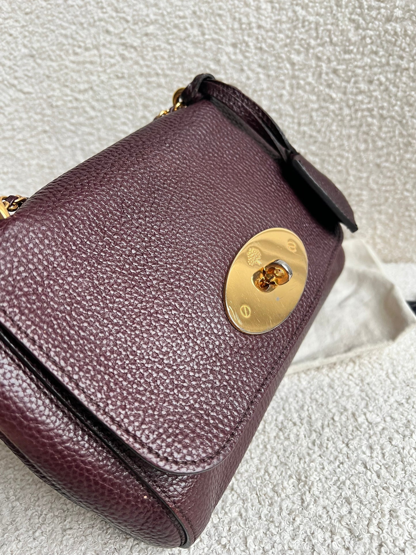 Mulberry Oxblood Regular Lily with Gold Hardware (RRP £895)
