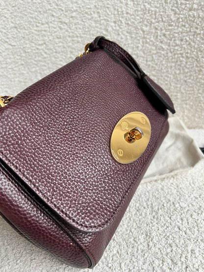 Mulberry Oxblood Regular Lily with Gold Hardware (RRP £895)