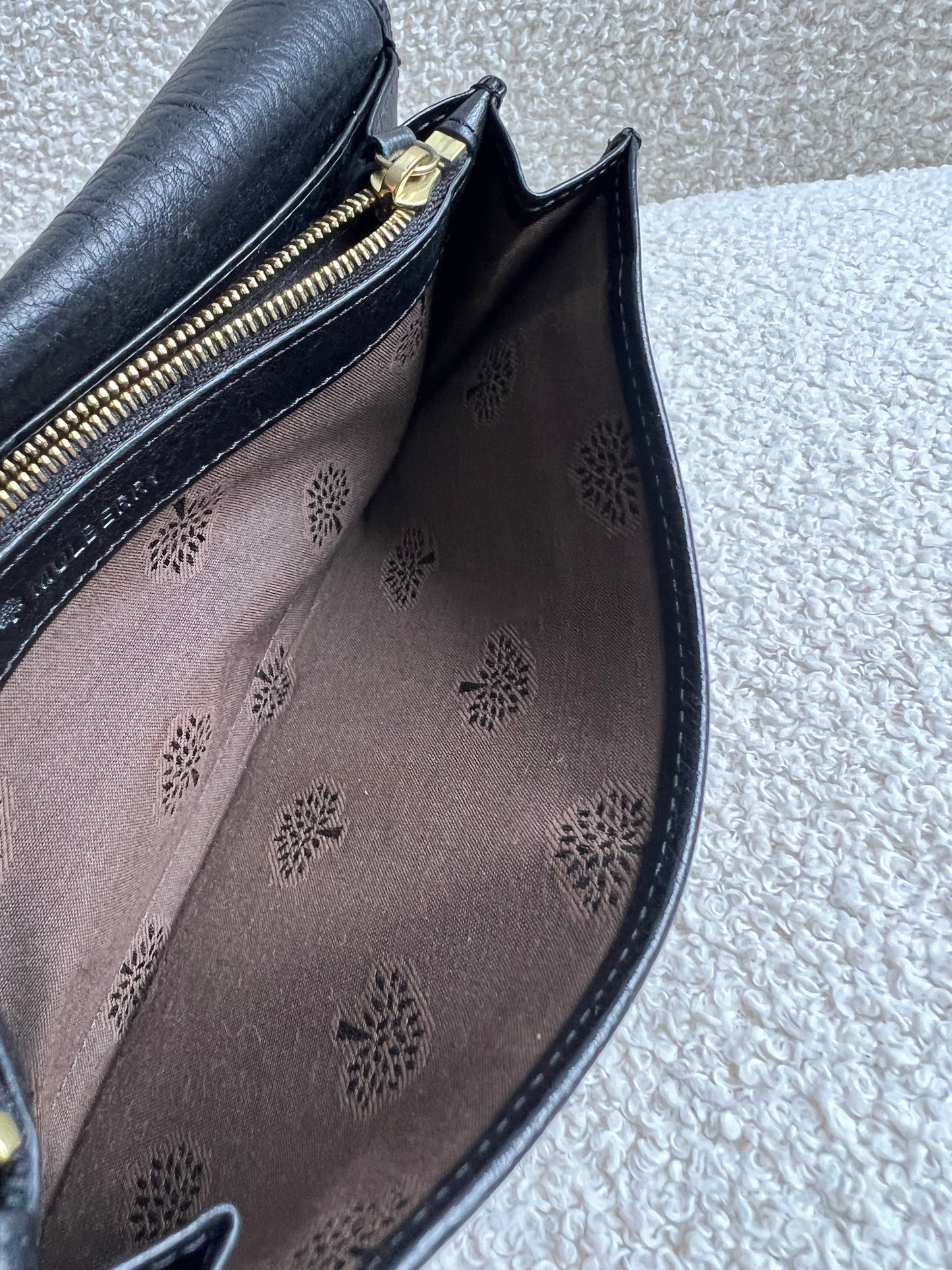 Mulberry Black Continental Wallet (RRP £345)