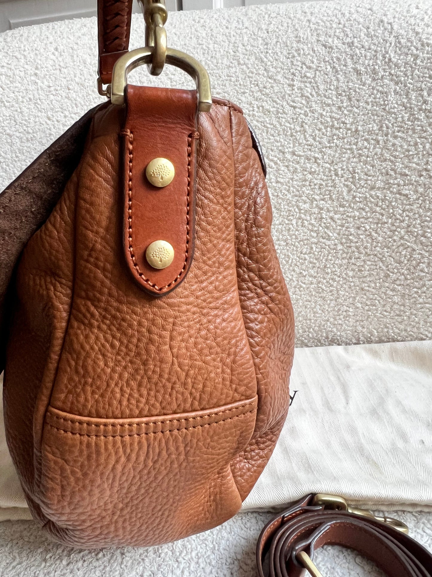 Mulberry Oak Large Effie Satchel