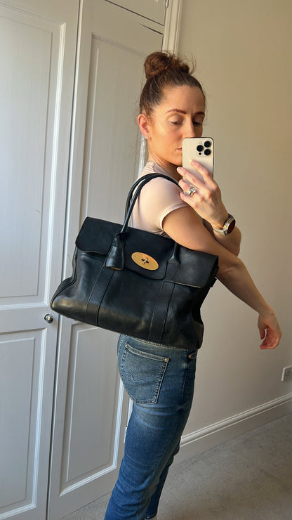 Mulberry Black Bayswater