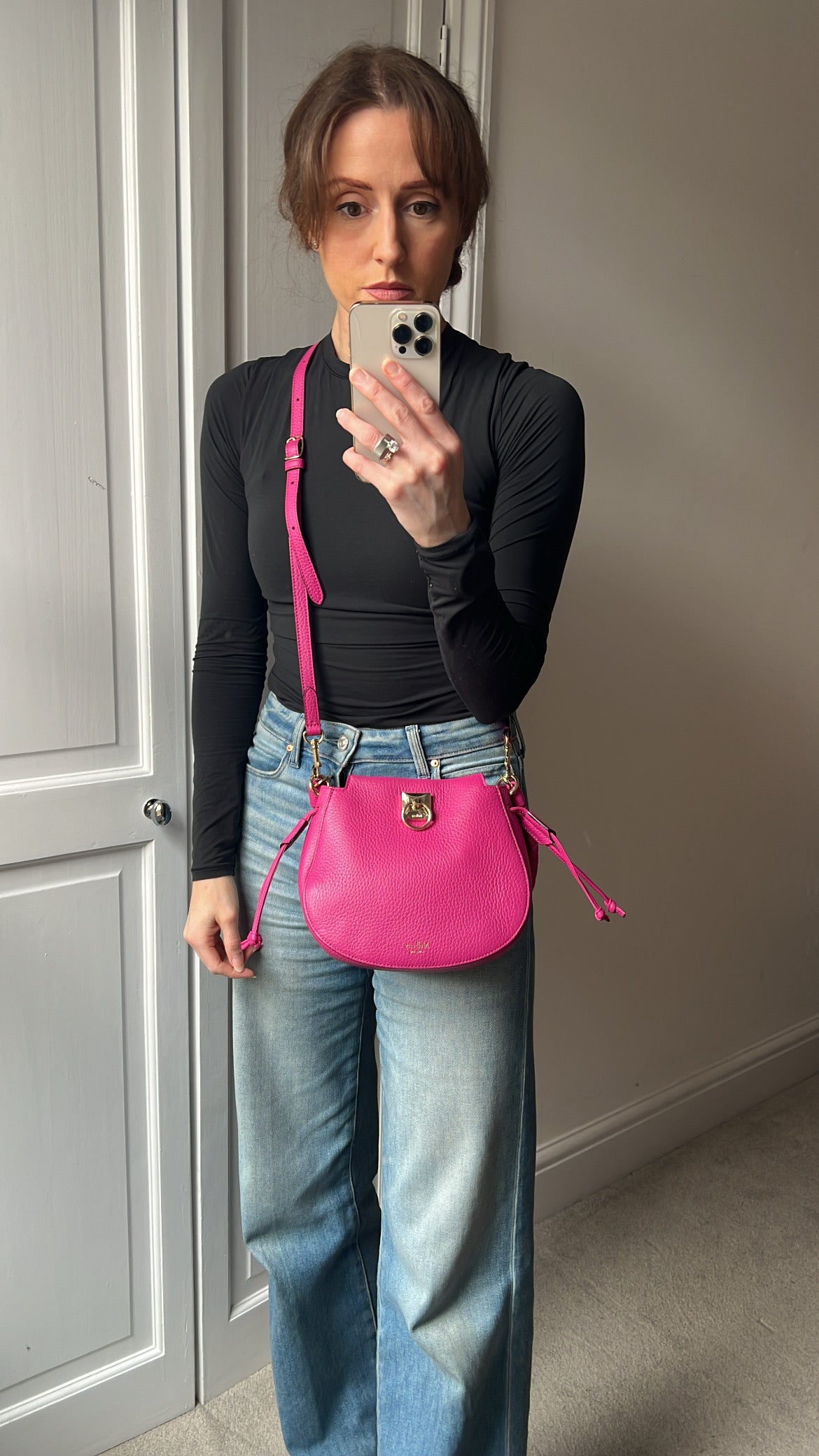 Mulberry Pink Mini Iris Hobo (RRP £1,195)