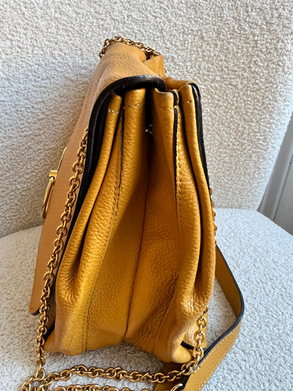 Mulberry Deep Amber Marloes Satchel (RRP £1095)