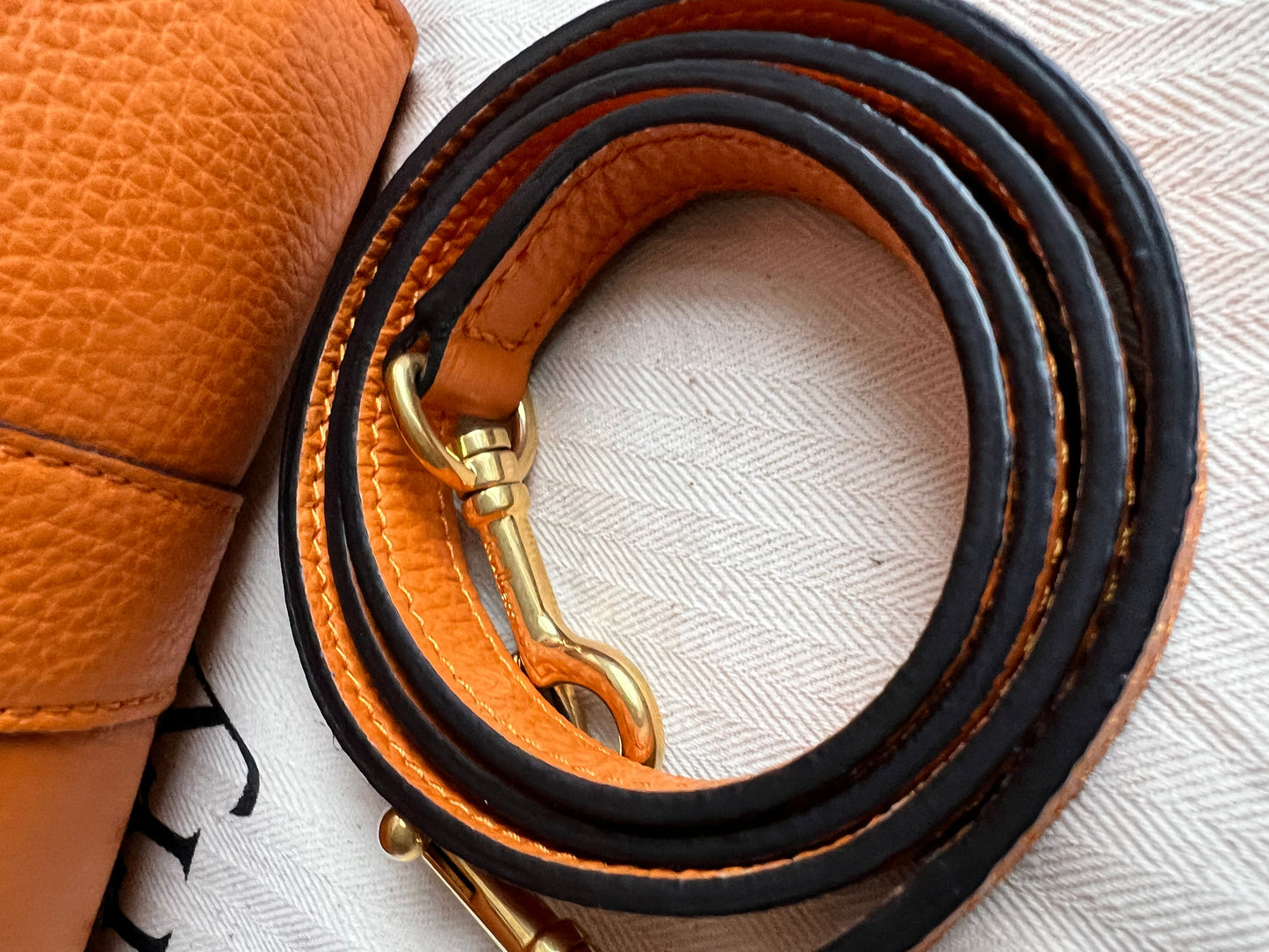 Mulberry Orange Small Zipped Bayswater (RRP £1,195)