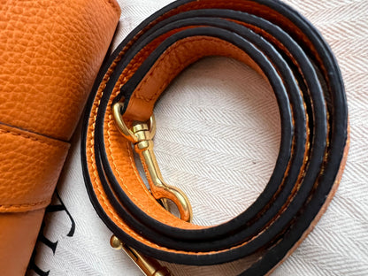 Mulberry Orange Small Zipped Bayswater (RRP £1,195)