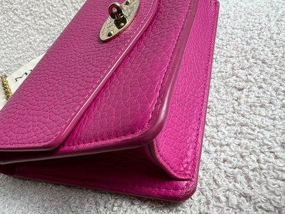 Mulberry Pink Small Darley Shoulder Bag (RRP £695)