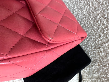 Chanel Mini Rectangular Classic Flap Valentines Day Edition in Pink Lambskin