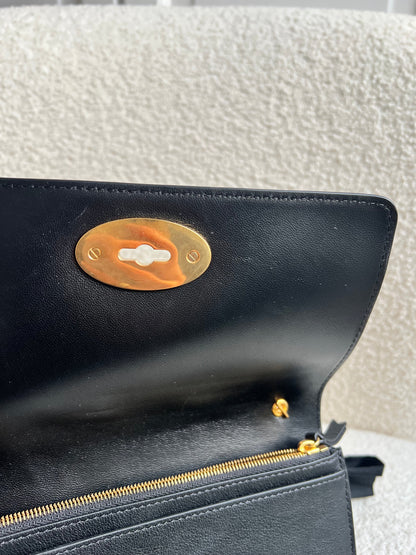 Mulberry Black Bayswater Clutch (RRP £495)