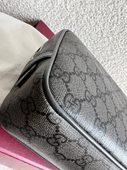 Gucci Grey / Black Supreme Toiletries Bag (RRP £575)