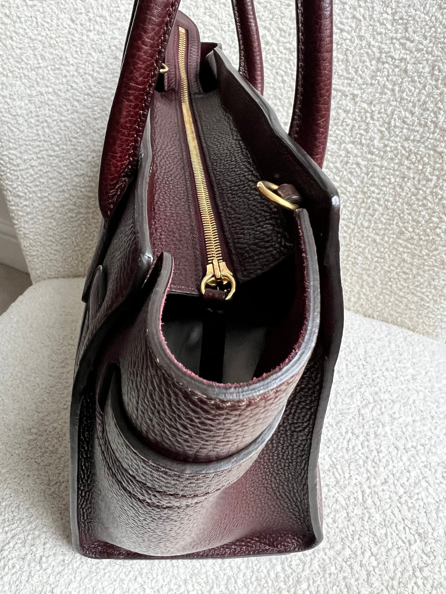 Mulberry Oxblood Small Zipped Bayswater (RRP £1,245)