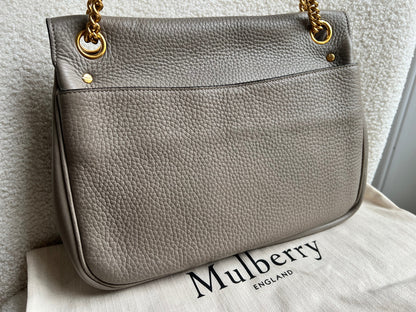 Mulberry Solid Grey Darley Shoulder Bag (RRP £1095)
