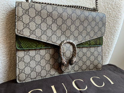 Gucci Dionysus GG Supreme Medium Shoulder Bag (RRP £2,450)