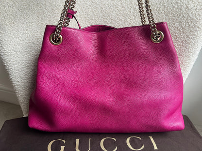 Gucci Pink Soho Chain Tote (RRP £1350)