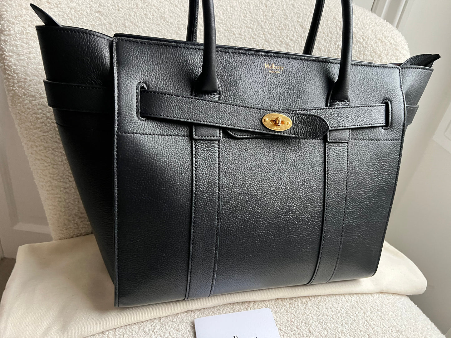 Mulberry Black Zipped Bayswater (RRP £1,350)