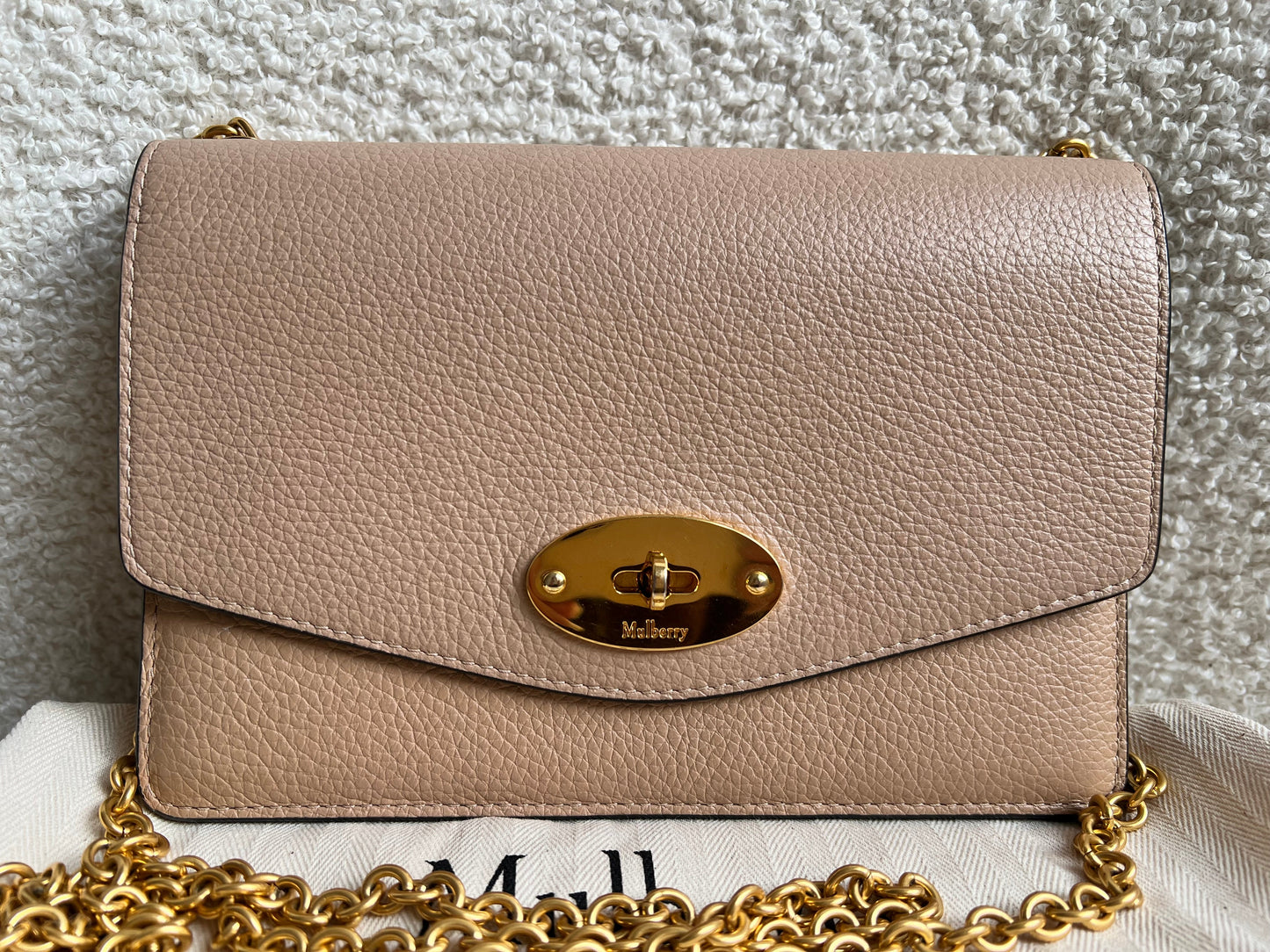 Mulberry Rosewater Small Darley Shoulder Bag (RRP £695)